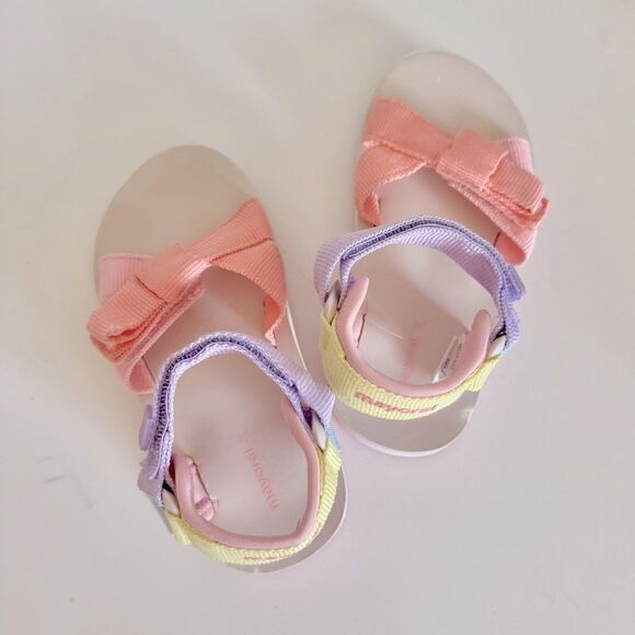 ⭕️ Mayoral Sandals Multi Color Girls Size 11 - Picture 4 of 6